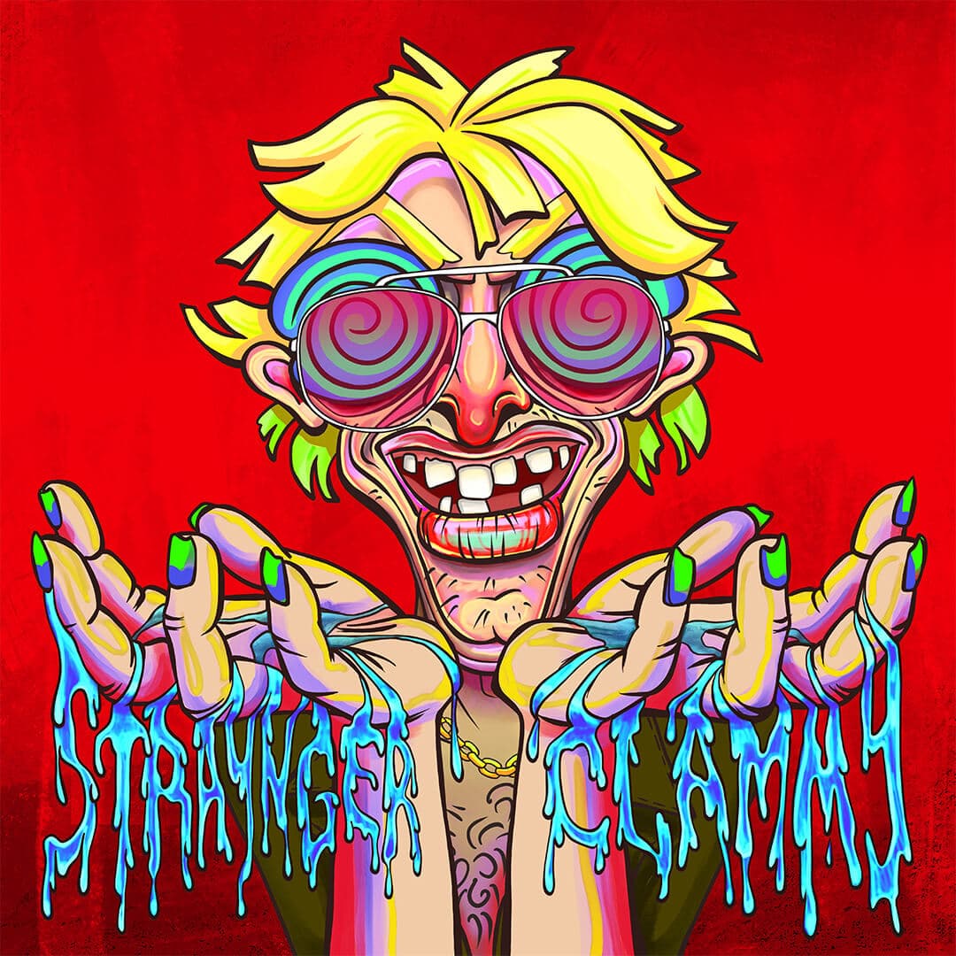 Character Development + Artwork for Straynger's 'Clammy' EP